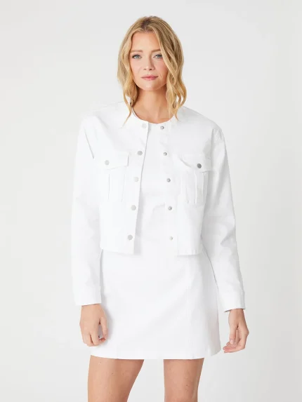 Remi Crop Shirt in Stillwater