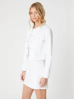 Remi Crop Shirt in Stillwater - Image 3