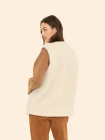 Thea Vest in Cream - Image 2